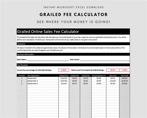 So I&39;ve been using two already existed Grailed calculators that help me calculate how much I can get after all the fees a while back. . Grailed fee calculator